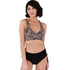 Bikini Swimsuit For Women Leopard Print Vest Sexy High Waist Triangle